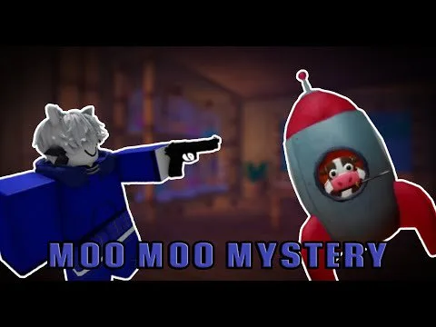 MM2 But Among Us + Cows | Moo Moo Mystery | Roblox
